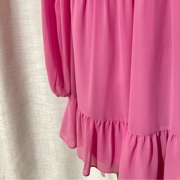 SIMONS - Pink Ruched Dress - Size Small - Picture 4 of 4